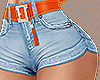 RXL Denim Shorts Orange