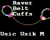 Raver Belt Cuffs