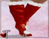 Red Xmas Elf Boots