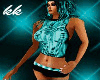 !KK TEAL RAVE OUTFIT