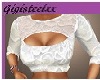 CROP TOP WHITE LACE