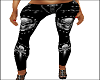 SKULL LEATHER PANTS F