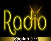 Yellow Neon (Radio) Sign