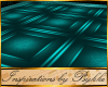 I~Teal Tiled Square Rug