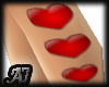 LEgs tato Red heart