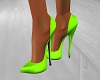 Vivid Green Heels