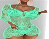 Mint Crochet Dress