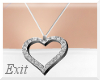 Heart Necklace - Diamond