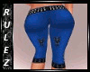 Blue Capri Pants
