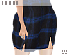Lu| Blue Plaid Skirt