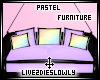 .L. Pastel Swing Couch