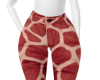 SOBE PANTS RED GIRAFFE