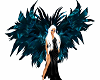Dark Blue Angel Wings