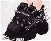 $K Goth Spike Shoes