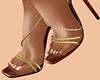 Brown & Golden Sandals