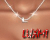 "L" Silver Necklaces