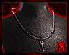 |M| Silver Key Necklace