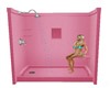 1 PERSON *PINK* SHOWER