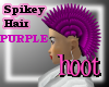 +h+ Spikey Hair - PURPLE