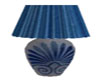 Stoneware Lamp/Blue Shad