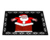 Santa in chimney doormat