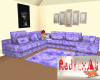 12 Pose Blue Rose Sofa