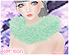 🍡 mint fur collar