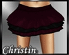 !CR! Agape Crimson Skirt