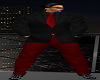 BLACK RED RED FULL SUIT 