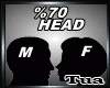 70% Head Scaler F