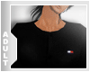 A:: BLACK TOMMY SWEATER