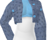 ostrich blue jean jacket