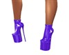 VIOLET LATEX BOOTS