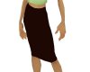 (SR)  Brown Skirt