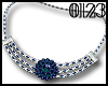 *0123* Blue Stone Choker