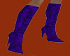 purple knee boots