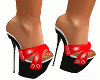 Ibiza summer heels - Red
