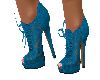 Teal Lace Boots