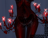 !N Ghost Chandelier Red