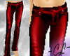 Leather Pants - Red