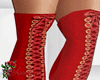 Y* Red Thigh Boots Med