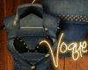 [V] Blue Stud Jacket