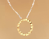 Platinum Circle Necklace