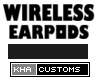 F Wireless Pods Black