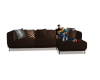 cuddel sofa brown