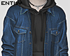 Blue Denim + hoodie /b Blue Denim + hoodie /b