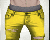 Yellow  Rip Jeans