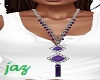 J* Purple Necklace