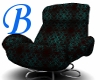 [B] Chair Black n Teal