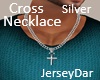 Cross Necklace Silver